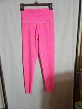 OFFLINE By Aerie Leggings Hi-Rise Wide Waistband Pink Ankle Length Sz Medium