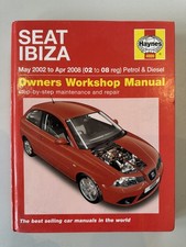Seat Ibiza 1.21.4ssesport1.41.9 Tdifrhaynes Manual 2002-2008 Seat Ibiza 1.21.4ssesport1.41.9 Tdifrhaynes Manual 2002-2008