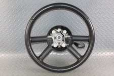 07-10 Wrangler Jk Black Leather 3 Spoke Cruise Control Steering Wheel Oem
