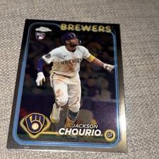 2024 Topps Chrome Update Jackson Chourio Rookie Card 