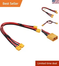 XT60 Male to Female Extension Cable – 2pcs 14AWG, 30cm for RC Battery