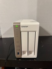 QNAP TS-251 2-Bay NAS Network Attached Storage Diskless Powers On No Adapter