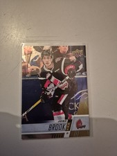 2017-18 Upper Deck CHL Josh Brook Silver Foil Rainbow #154 Prospects Rc