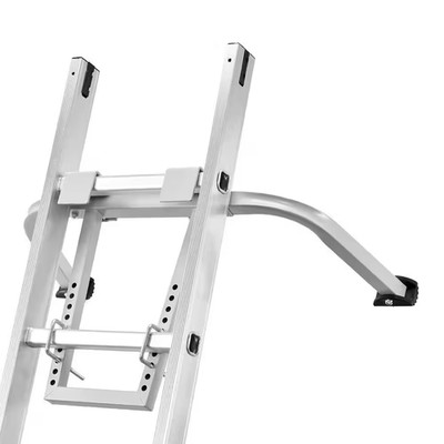 Ladder Stabilizer, Steel Ladder Roof Hook Step Stool with Wing Span, Stable Ladd