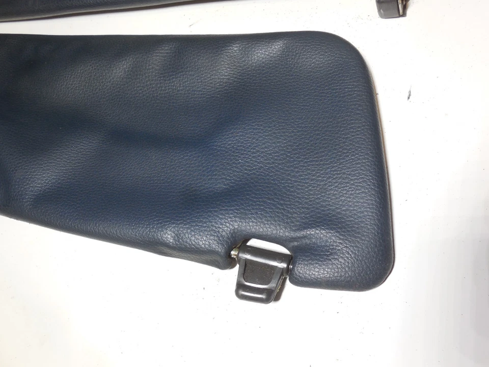 Par de parasol interior azul para Mercedes Benz R107 450SL 380SL 560SL 72-89 Foto 2 de 4