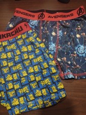 1 Pair Avenger's Size 8 1 Pair Pikachu Size 10 Boys Box Briefs Underwear