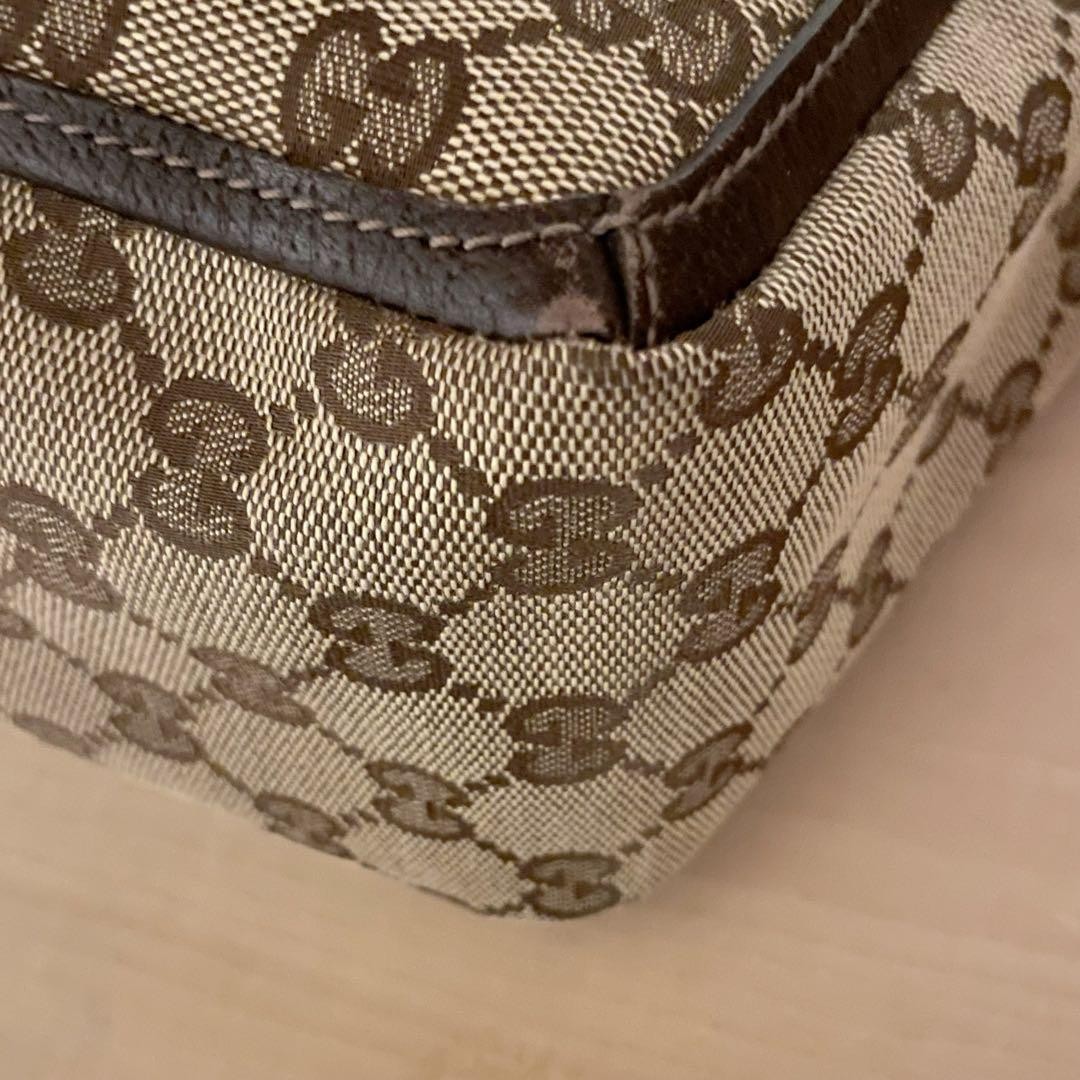 GUCCI GG Canvas Abbey Tote Bag Women's Large Shoulder Purse Authentic thumbnail 8