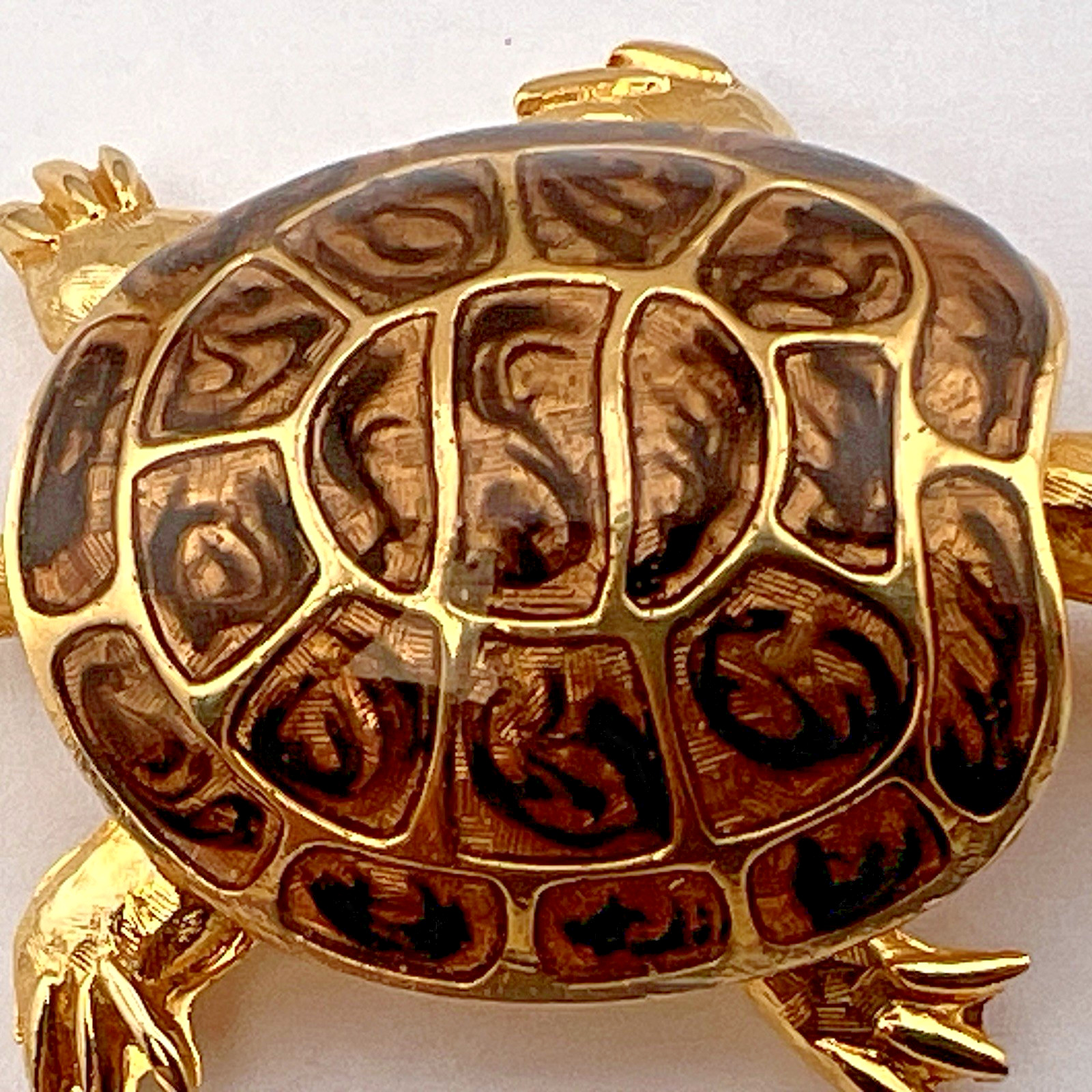 Beautiful Vtg Kenneth Lane KJL Gold Tone Rhinesto… - image 4