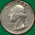 1932-D Washington Quarter Silver Extremely Fine XF Coin #39270