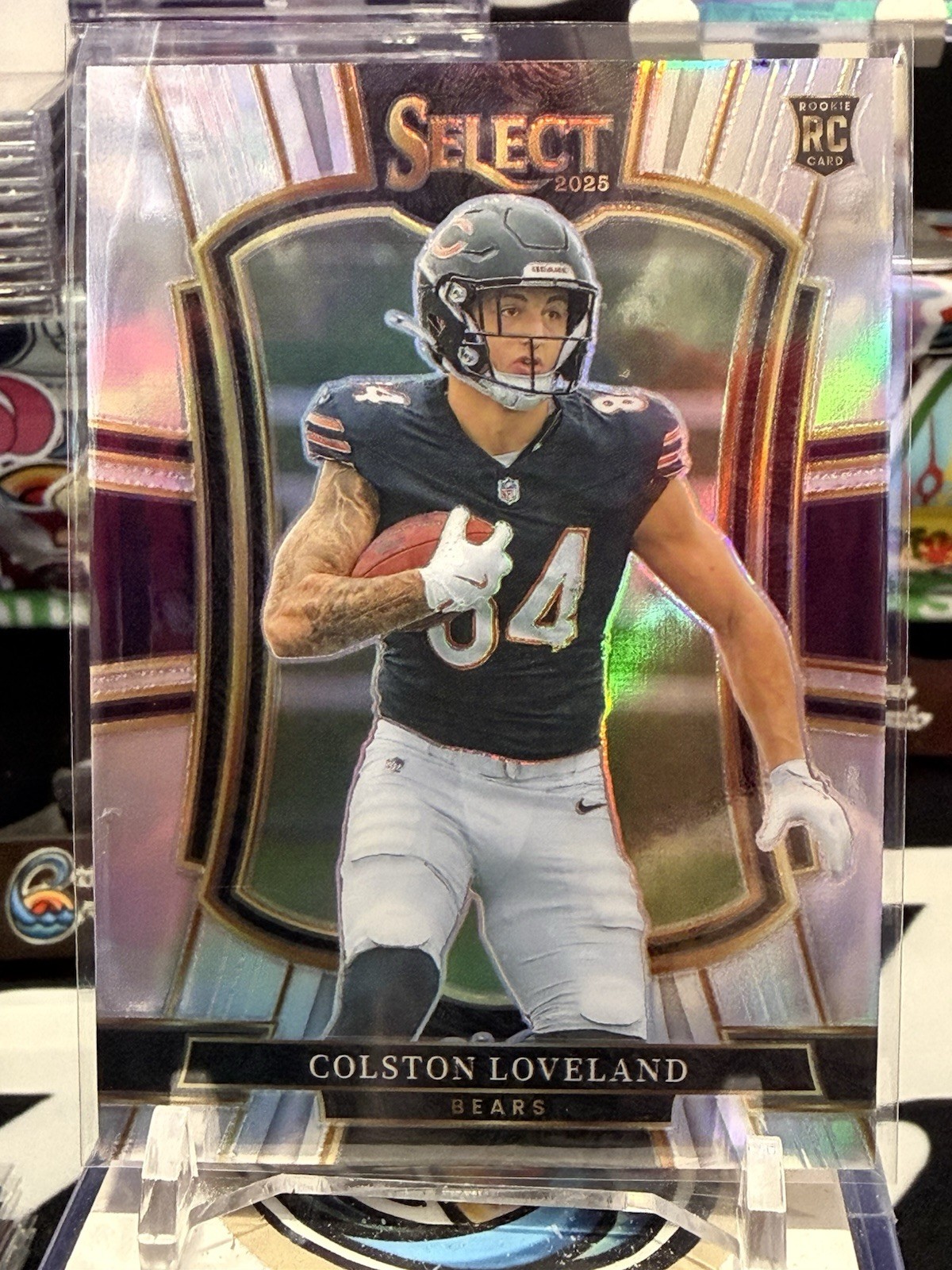2025 Panini Select - Premier Level Colston Loveland #172 Silver Prizm (RC)