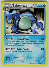 Seismitoad 36/124 Rare Dragons Exalted Pokemon Near Mint