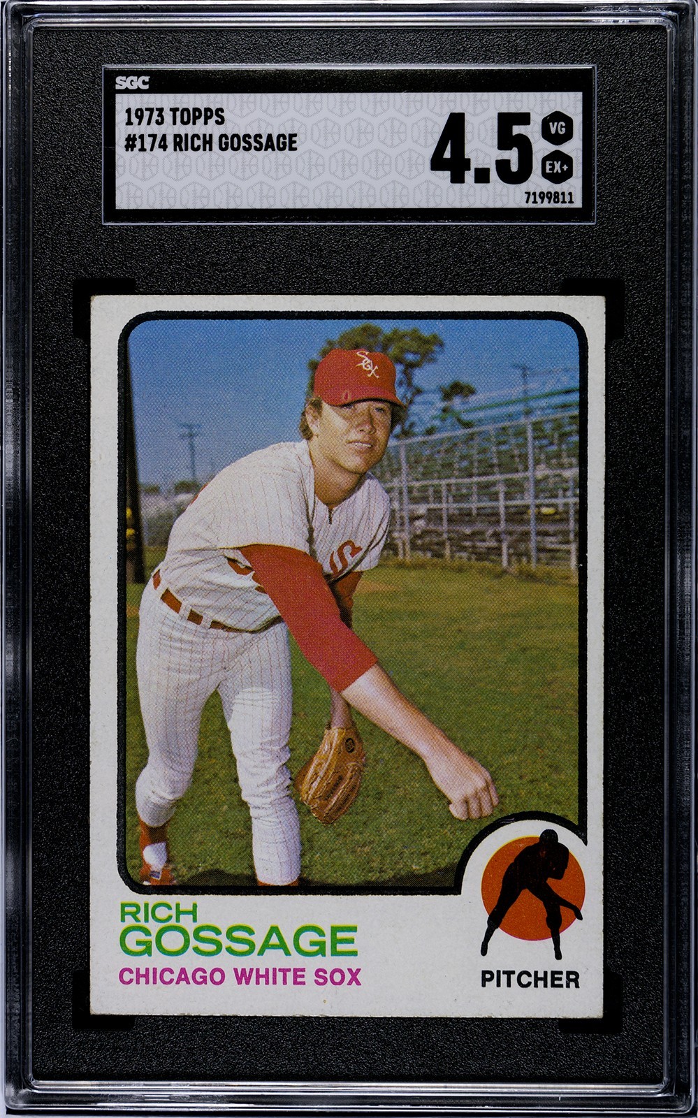 1973 Topps #174 Rich Gossage SGC 4.5