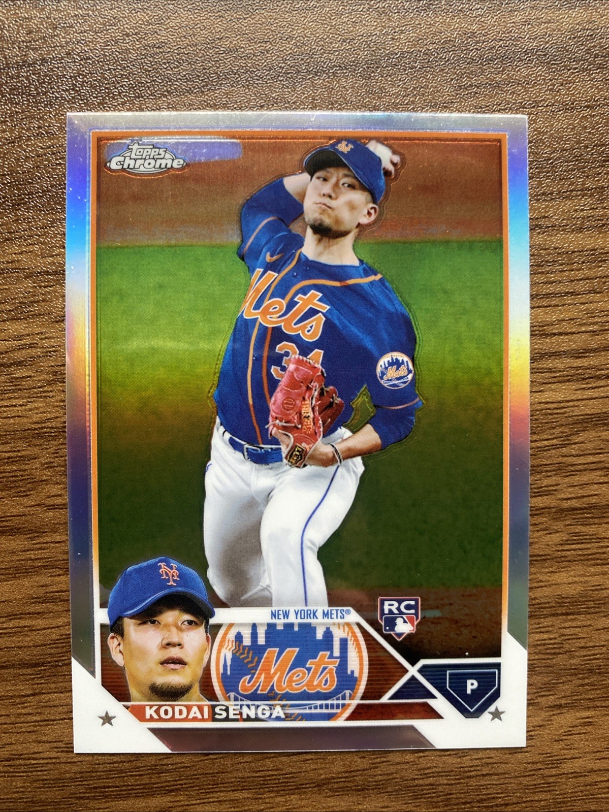 2023 Topps Chrome Refractor #217 Kodai Senga RC New York Mets