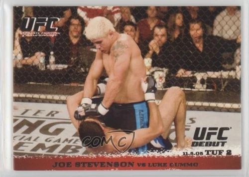 2009 Topps UFC Round 1 Silver /288 Joe Stevenson vs Luke Cummo #29 Rookie RC