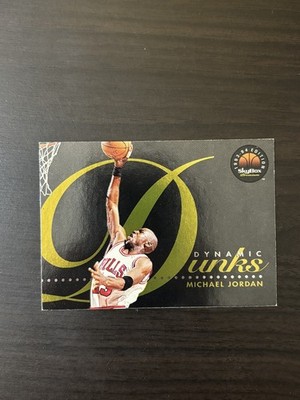 Michael Jordan 1993-94 SkyBox Premium Dynamic Dunks #D4 Chicago Bulls HOF MVP