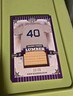 2022 Leaf Lumber Ken Harrelson game used bat patch relic 12/15 