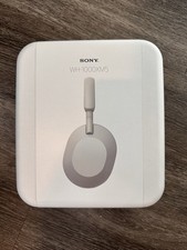 Sony WH-1000XM5 Wireless Noise-Canceling Over-Ear Headphones Silver. New Sealed
