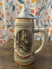 anheuser busch lidded beer stein Ltd. Edition Series A Cremate Vintage