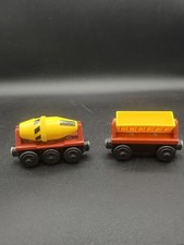 Thomas Friends Wooden Railway Train Tank Engine Cement Mixer Dumper Cargo Lot