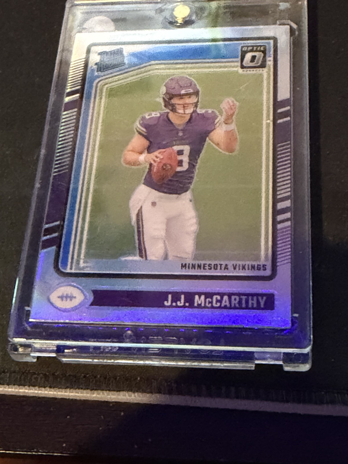 JJ McCarthy Panini Donruss Optic #235 Holo