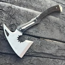 Handmade Tactical Hatchet Axe, High Carbon Steel with Micarta Handle