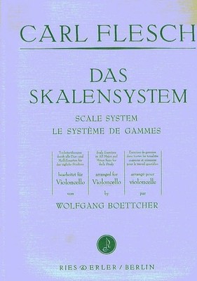 Carl Flesch: Scale System for Cello, arranged by Wolfgang Boettcher [Ries & Erle