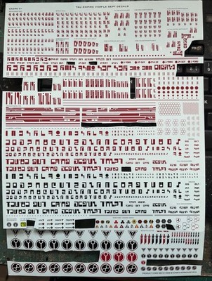 Warhammer forgeworld  Tau vior la transferbogen -Teilw. benutzt