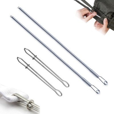 4 Pcs Drawstring Threader Tool, Stainless Steel Long Loop Turner Sewing Tools...