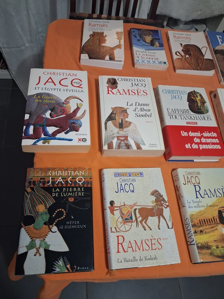 Collection De Livre Christian Jacq Livre Ancien Histoire Sur L'Égypte Antique - Photo 2/4