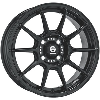 ALUFELGE SPARCO SPARCO FF 1 FUR KIA SEPHIA 7X17 4X100 GLOSS BLACK VEO