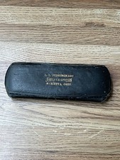 Vintage L. L. Peddinghaus Jeweler  Optician Eyeglass Case Marietta Ohio