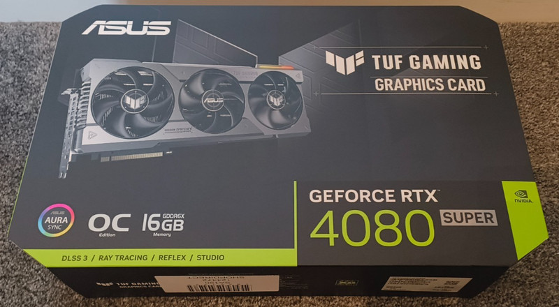 ASUS GeForce RTX 4080 16GB SUPER OC Edition 16GB GDDR6X GPU Graphics Card
