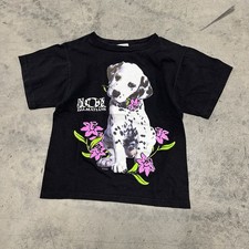 Vintage 101 Dalmatians Disney Big Dog Print Youth Small Shirt Rare NWOT