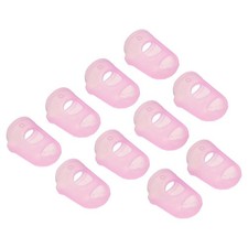 Finger Tip Anti-slip Protection Fingertips 10 Pieces Pink