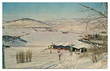 Park City, UT Treasure Mountains Activity Center Exterior View Snow Winter -A72