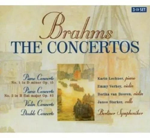 BRAHMS / BERLINER SYMPHONIKER / EDUAR - CONCERTOS NEW CD - Picture 1 of 1