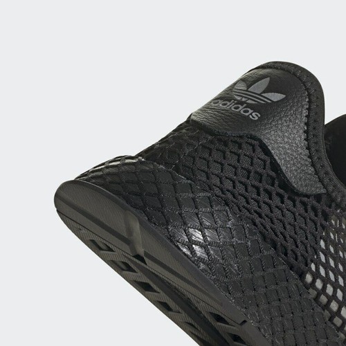 Adidas Deerupt Runner Mens Trainers UK 9.5 Core Black EG5355 BNIBWT ☮️ - Picture 11 of 13