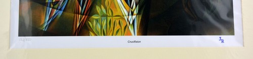 Crucifixion by John Reilly : Veritasse Limited Edition Print : 16" x 20" Mounted - Picture 2 of 4