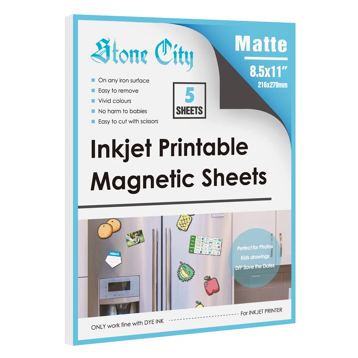 8.5 x 11 Printable Magnetic Sheet, 1 Sheet