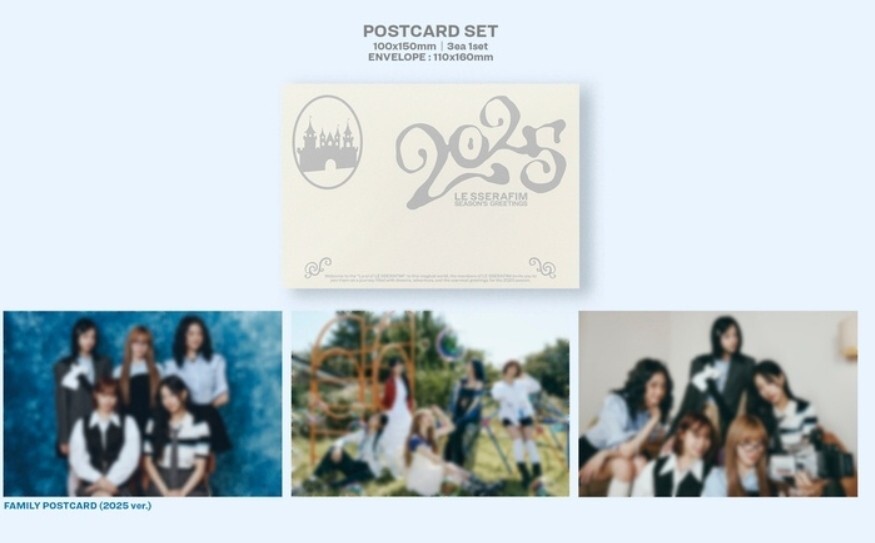 LE SSERAFIM 2025 SEASON'S GREETINGS official preorder | eBay