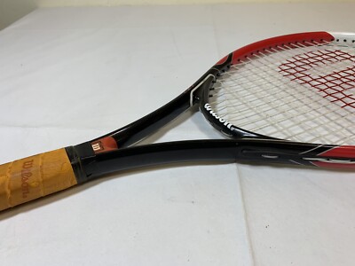Roger Federer Wilson Titanium Tennis Racquet 27 in 4 1/4 Grip | eBay