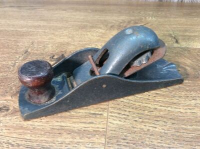 Vintage Steel Carpenters Plane Woodworking Carpenter H2