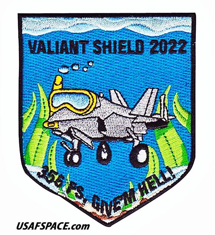 USAF 356TH FIGHTER SQ -F-35- VALIANT SHIELD -Eielson AFB-ORIGINAL