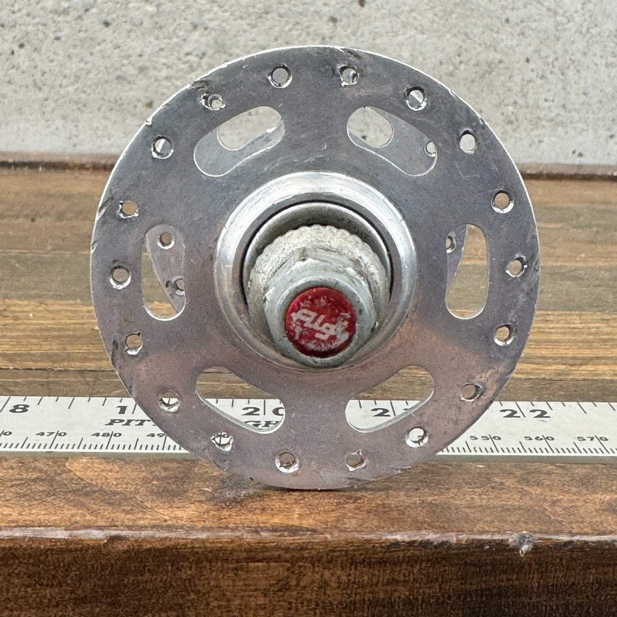 Vintage Normandy Front Hub 36 Hole 95 mm High Flange Pista Track