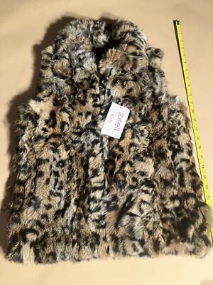 Surell Real Rabbit Fur Vest, kids, size L (10y/12y)