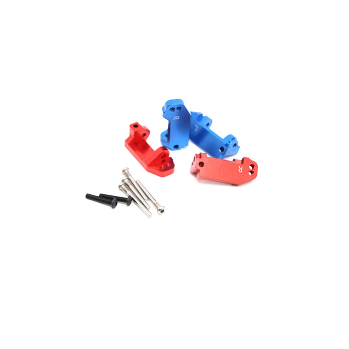 その他 Item 7 1 Pair Aluminum Front C Seat Red/Blue Upgrade Parts for Slash 2WD