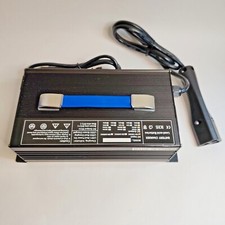 15 AMP 48 Volt Golf Cart Battery Charger for EZGO RXV/TXT Car, 3-Pin Triangular