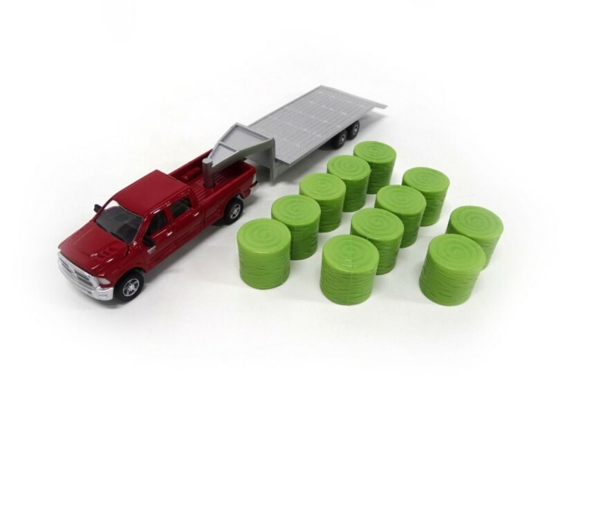 Ram 3500 Dually Trailer Diecast Dodge Truck ERTL 1/64 Dodge Ram