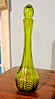 VTG Green Avon bottle with stopper top — photo 1