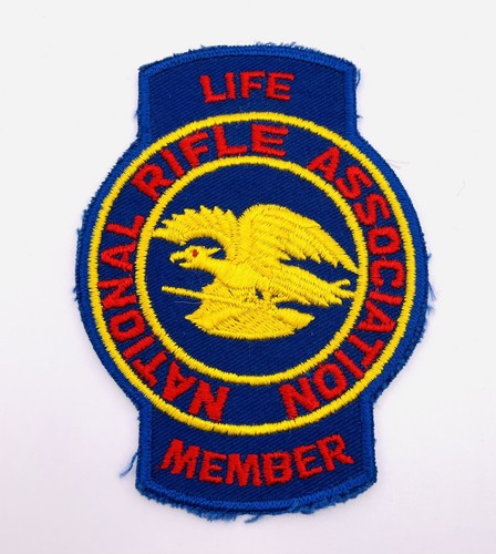 Vintage National Rifle Association NRA Lifetime Member Patch - Picture 1 of 2